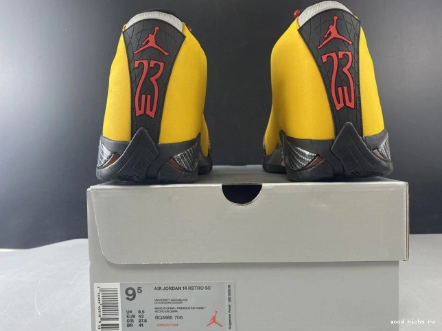 UNIVERSITY JORDAN 14 GOLD AIR RETRO BQ3685-706 0818